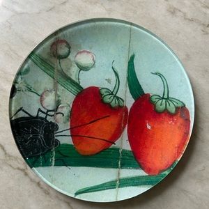 John Derian Strawberries Plate